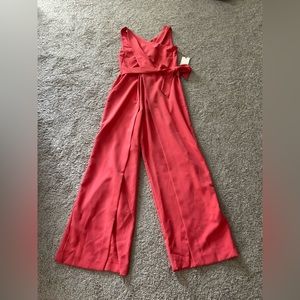 Jumpsuit coral color